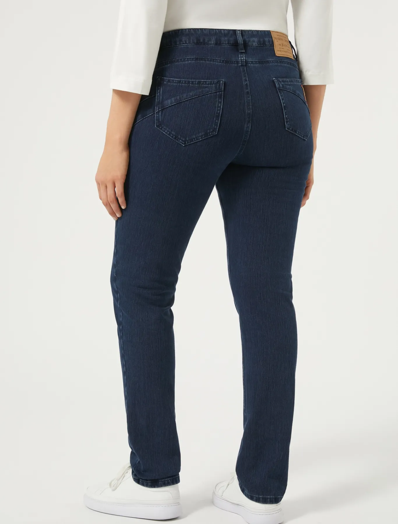 Marina Rinaldi Pantaloni & Jeans | Pantaloni & Jeans*Jeans Wonder fit in denim compatto BLUNOTTE