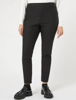 Marina Rinaldi Pantaloni & Jeans | Pantaloni & Jeans*Leggings in denim di cotone stretch NERO