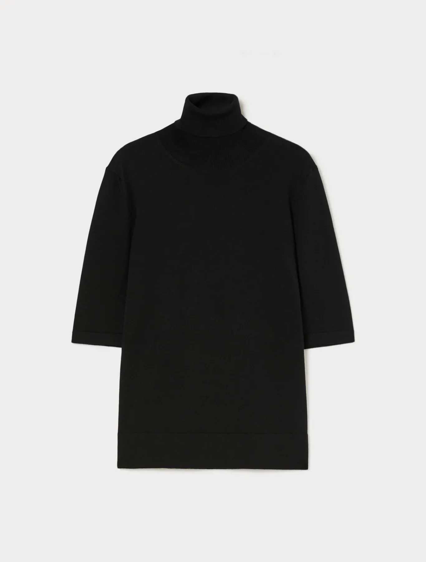 Marina Rinaldi Maglieria | Maglieria*Maglia dolcevita in lana NERO