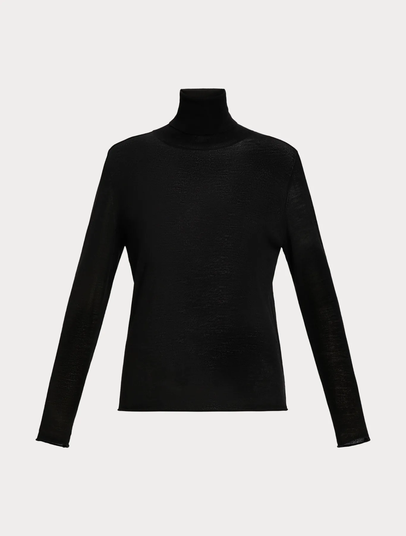 Marina Rinaldi Maglieria | Maglieria*Maglia dolcevita in seta e cachemire NERO