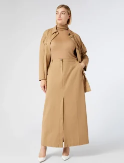 Marina Rinaldi Maglieria | Maglieria*Maglia dolcevita in seta e cachemire CAMMELLO