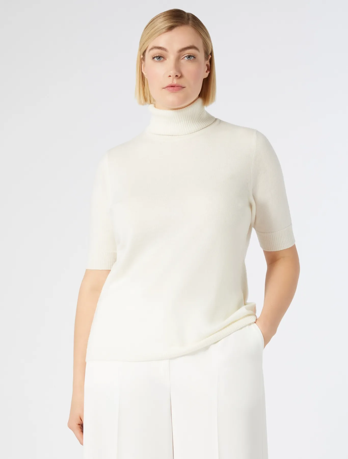 Marina Rinaldi Maglieria | Maglieria*Maglia in cachemire BIANCO