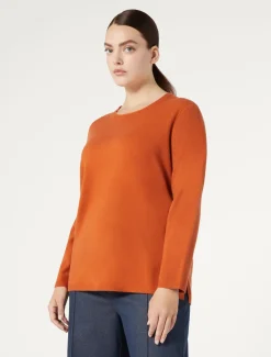 Marina Rinaldi Maglieria | Maglieria*Maglia in cachemire ROSSOARANCIO