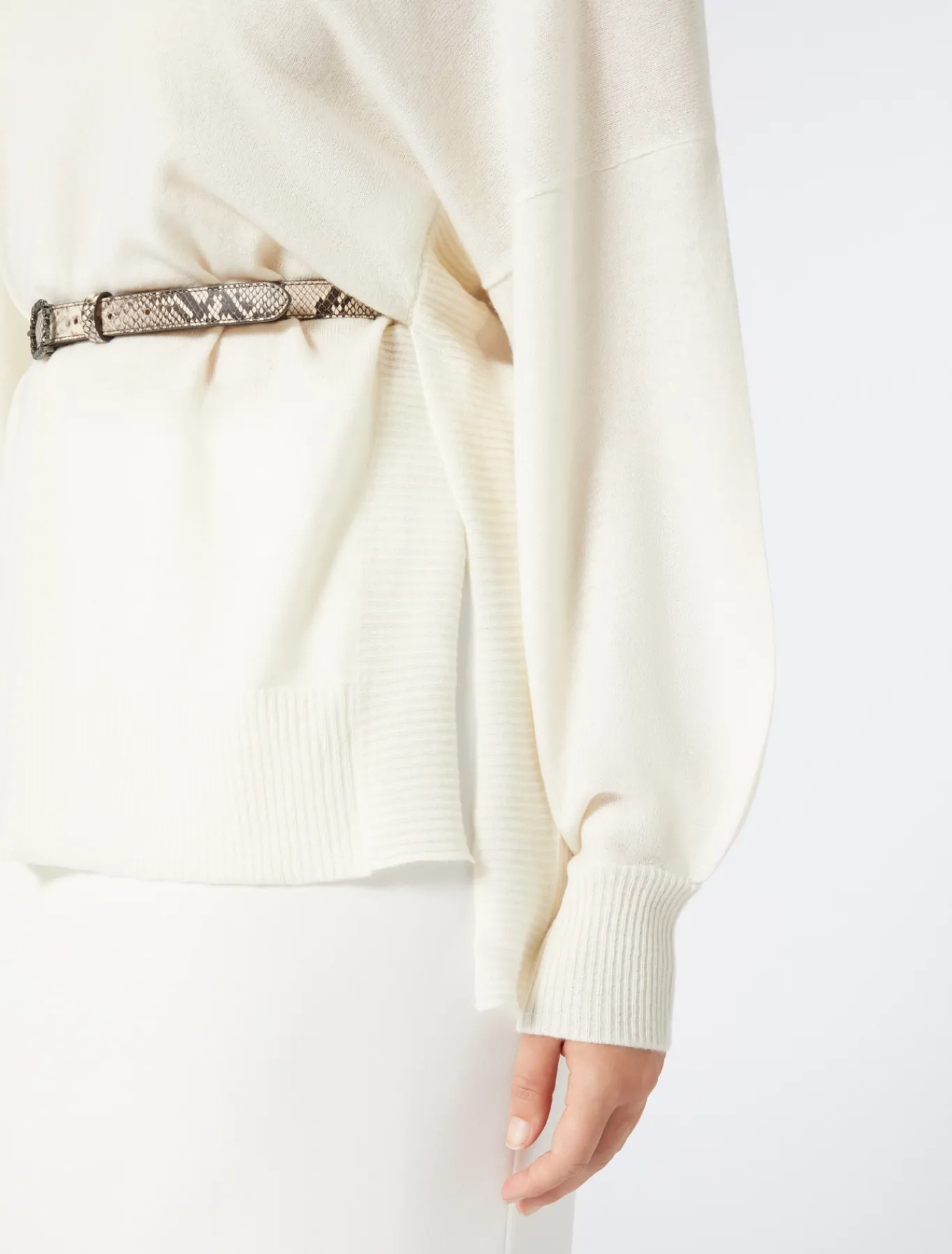Marina Rinaldi Maglieria | Maglieria*Maglia in cachemire BIANCO