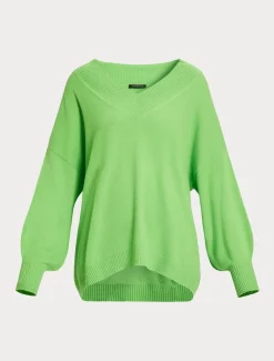 Marina Rinaldi Maglieria | Maglieria*Maglia in cachemire LIME