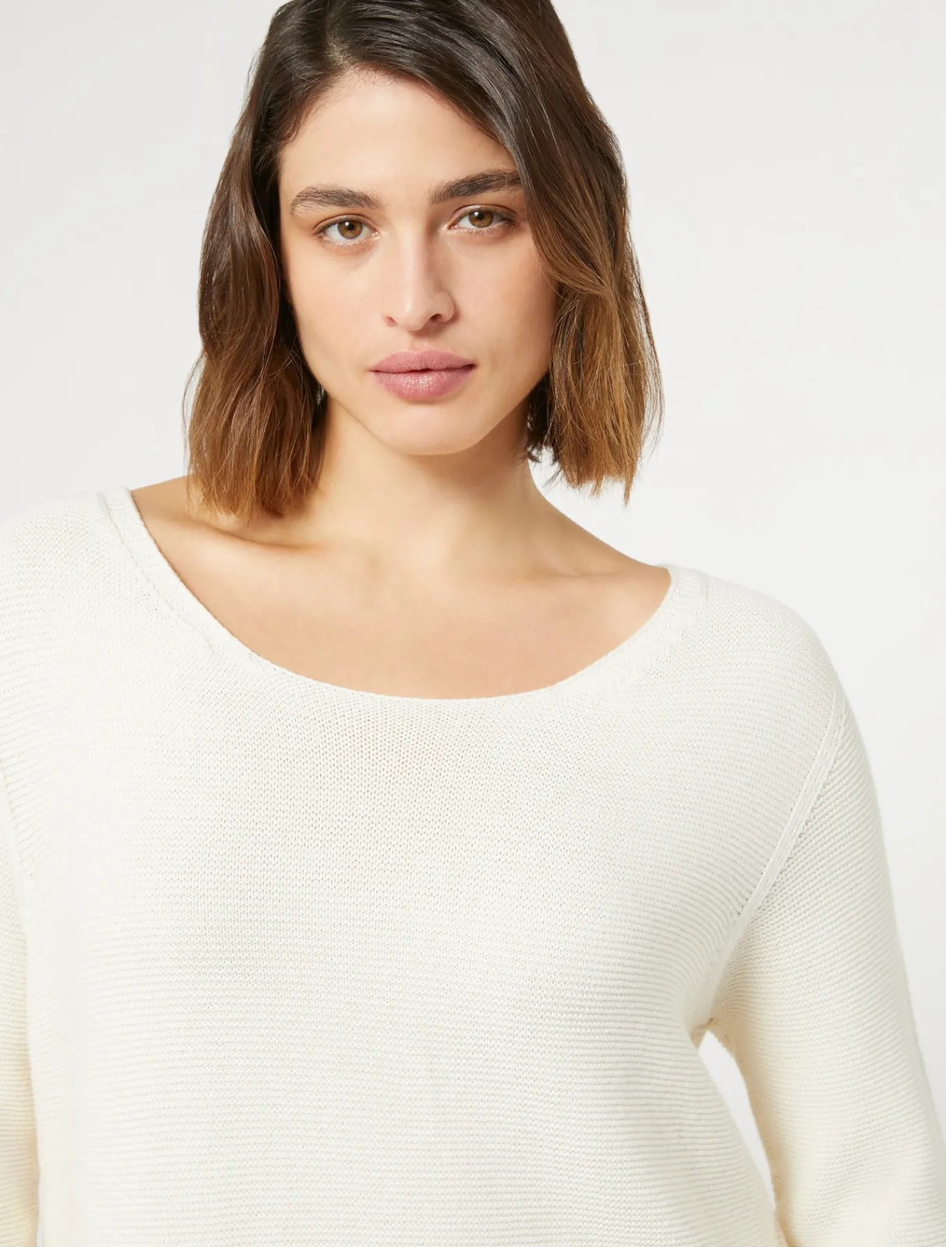 Marina Rinaldi Maglieria | Maglieria*Maglia in cotone BIANCO