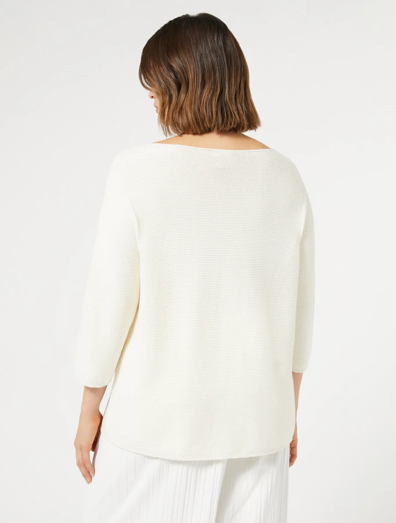 Marina Rinaldi Maglieria | Maglieria*Maglia in cotone BIANCO