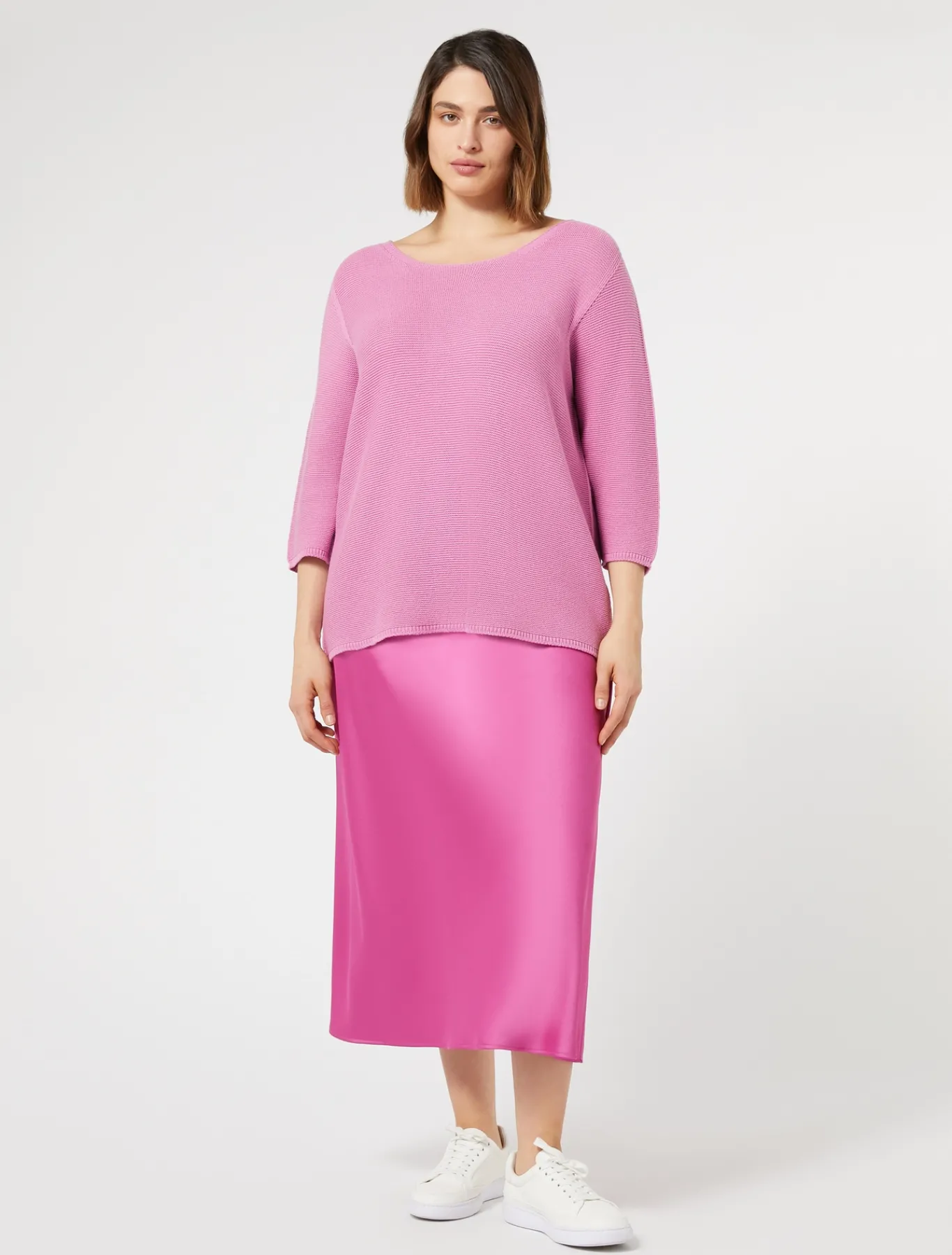 Marina Rinaldi Maglieria | Maglieria*Maglia in cotone ROSA
