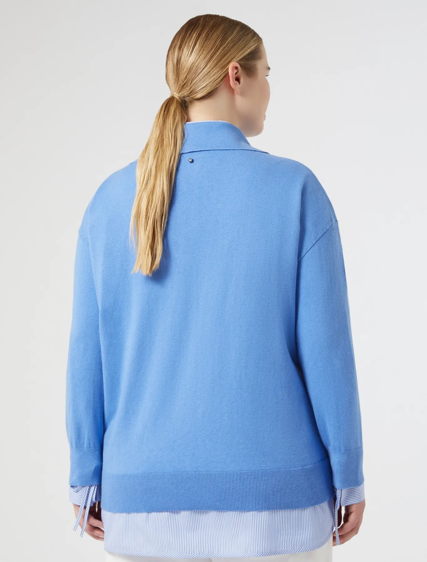 Marina Rinaldi Maglieria | Maglieria*Maglia in cotone cachemire AVIO