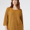 Marina Rinaldi Maglieria | Maglieria*Maglia in cotone crêpe SENAPE