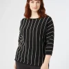 Marina Rinaldi Maglieria | Maglieria*Maglia in cotone crêpe NERO