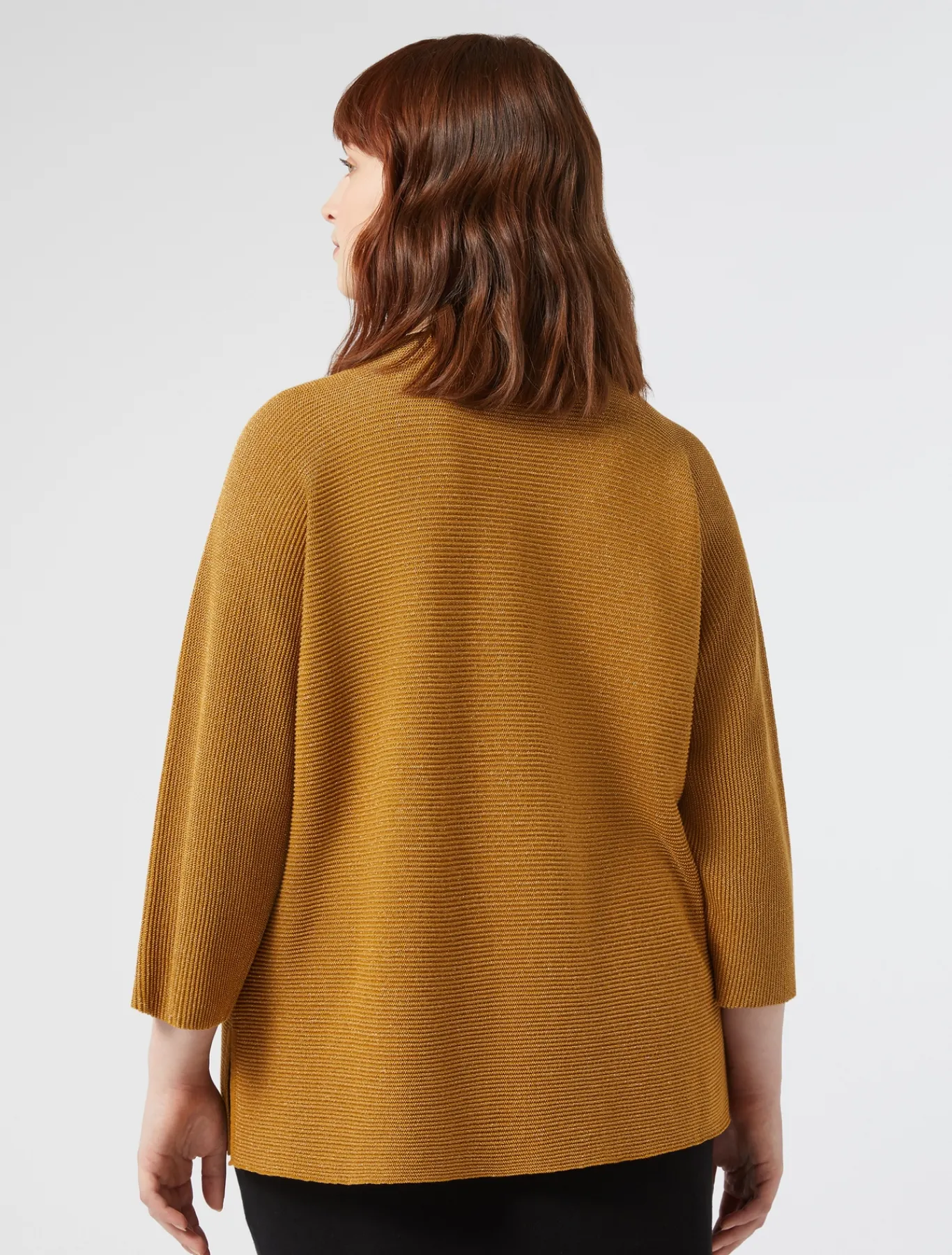 Marina Rinaldi Maglieria | Maglieria*Maglia in cotone crêpe SENAPE