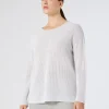 Marina Rinaldi Maglieria | Maglieria*Maglia in cotone lurex BIANCOOTTICO