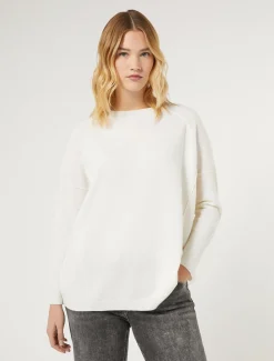 Marina Rinaldi Maglieria | Maglieria*Maglia in filato di lana BIANCO