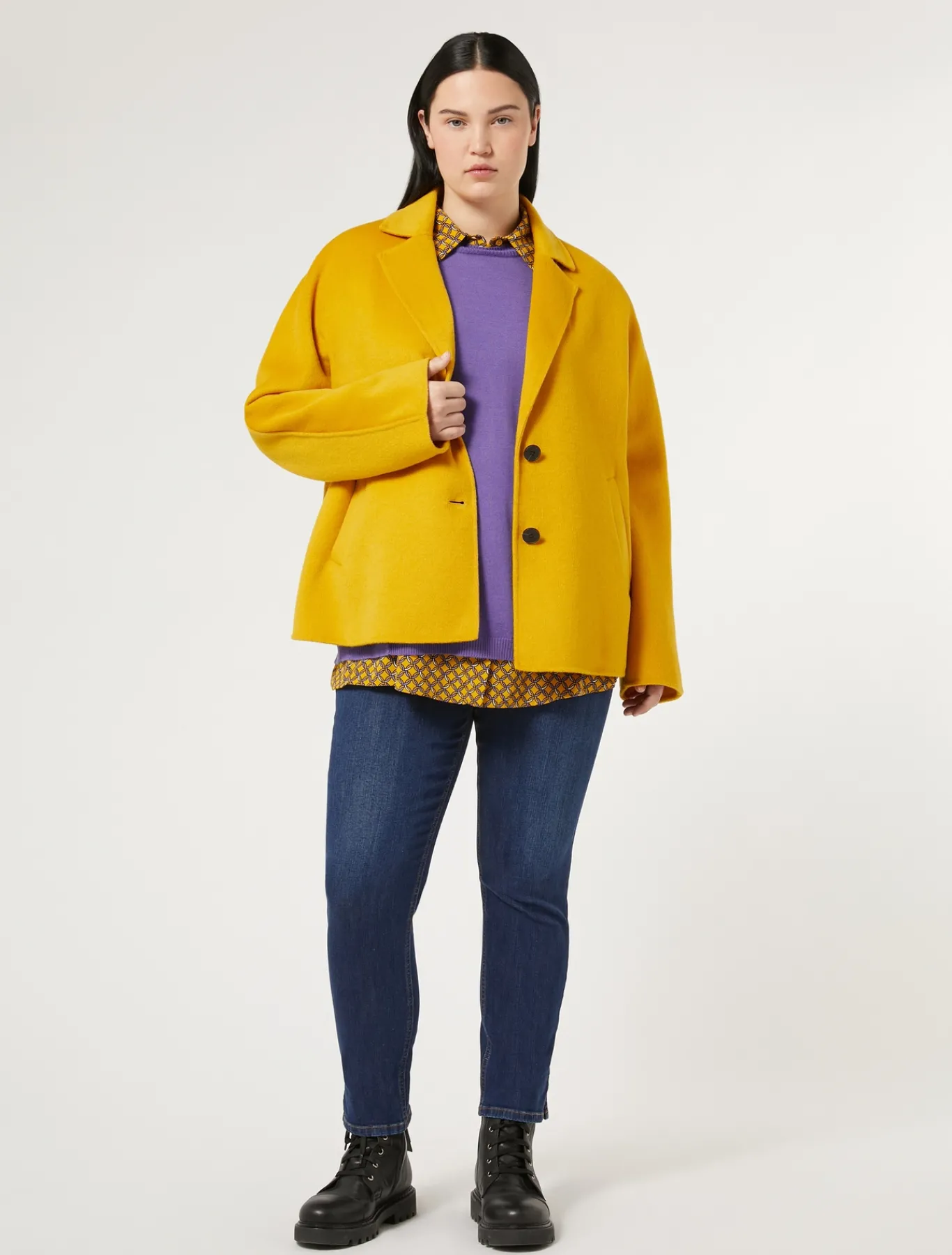 Marina Rinaldi Maglieria | Maglieria*Maglia in filato di lana VIOLA