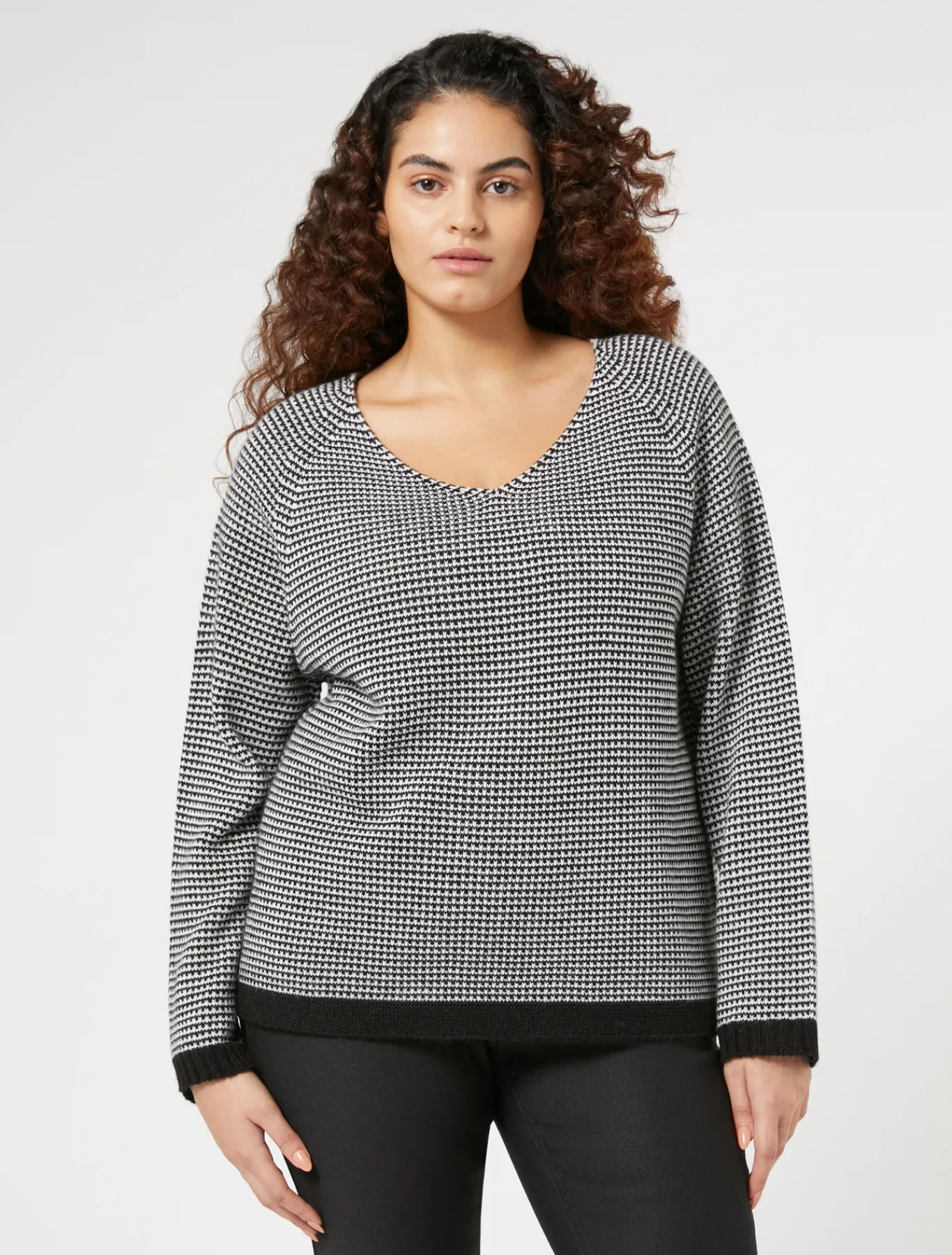 Marina Rinaldi Maglieria | Maglieria*Maglia in filato di misto viscosa NERO