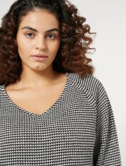 Marina Rinaldi Maglieria | Maglieria*Maglia in filato di misto viscosa NERO