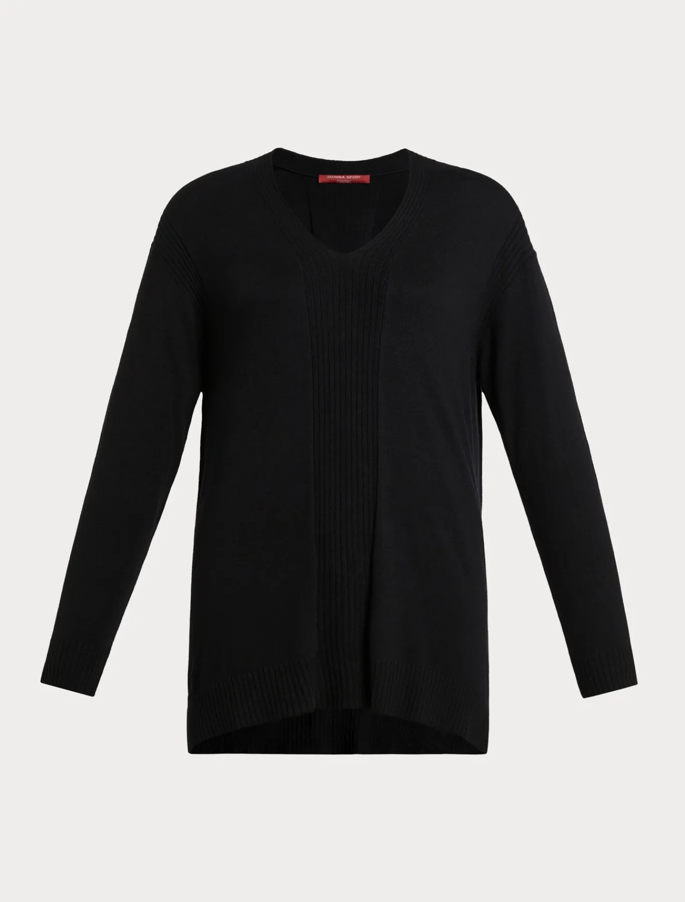 Marina Rinaldi Maglieria | Maglieria*Maglia in filato di viscosa NERO