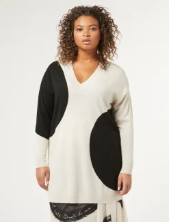 Marina Rinaldi Maglieria | Maglieria*Maglia in lana BIANCOAVORIO