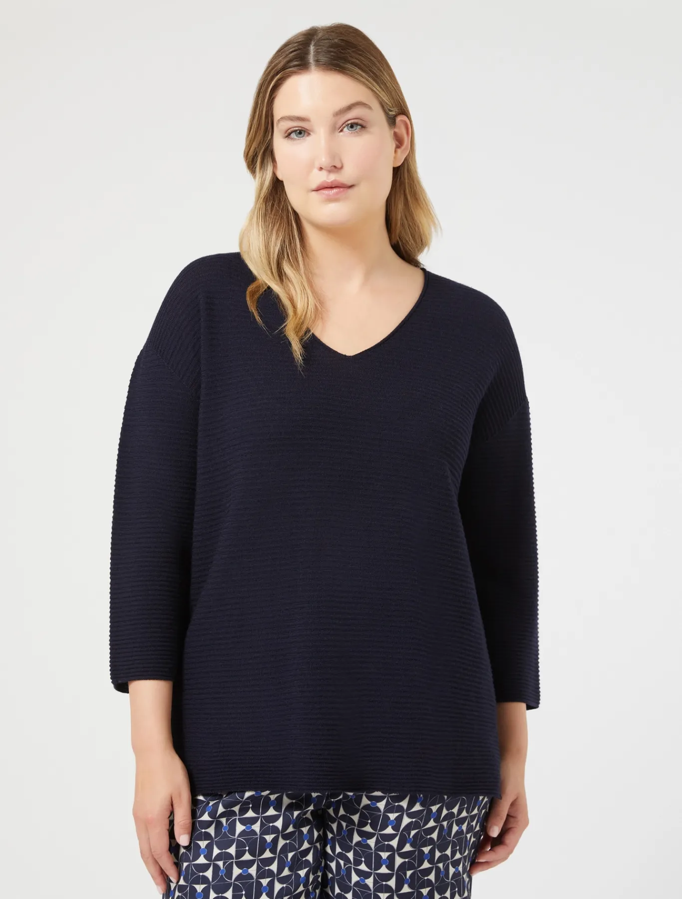 Marina Rinaldi Maglieria | Maglieria*Maglia in lana BLUNOTTE