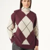 Marina Rinaldi Maglieria | Maglieria*Maglia in lana BORDEAUX