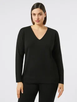 Marina Rinaldi Maglieria | Maglieria*Maglia in lana NERO