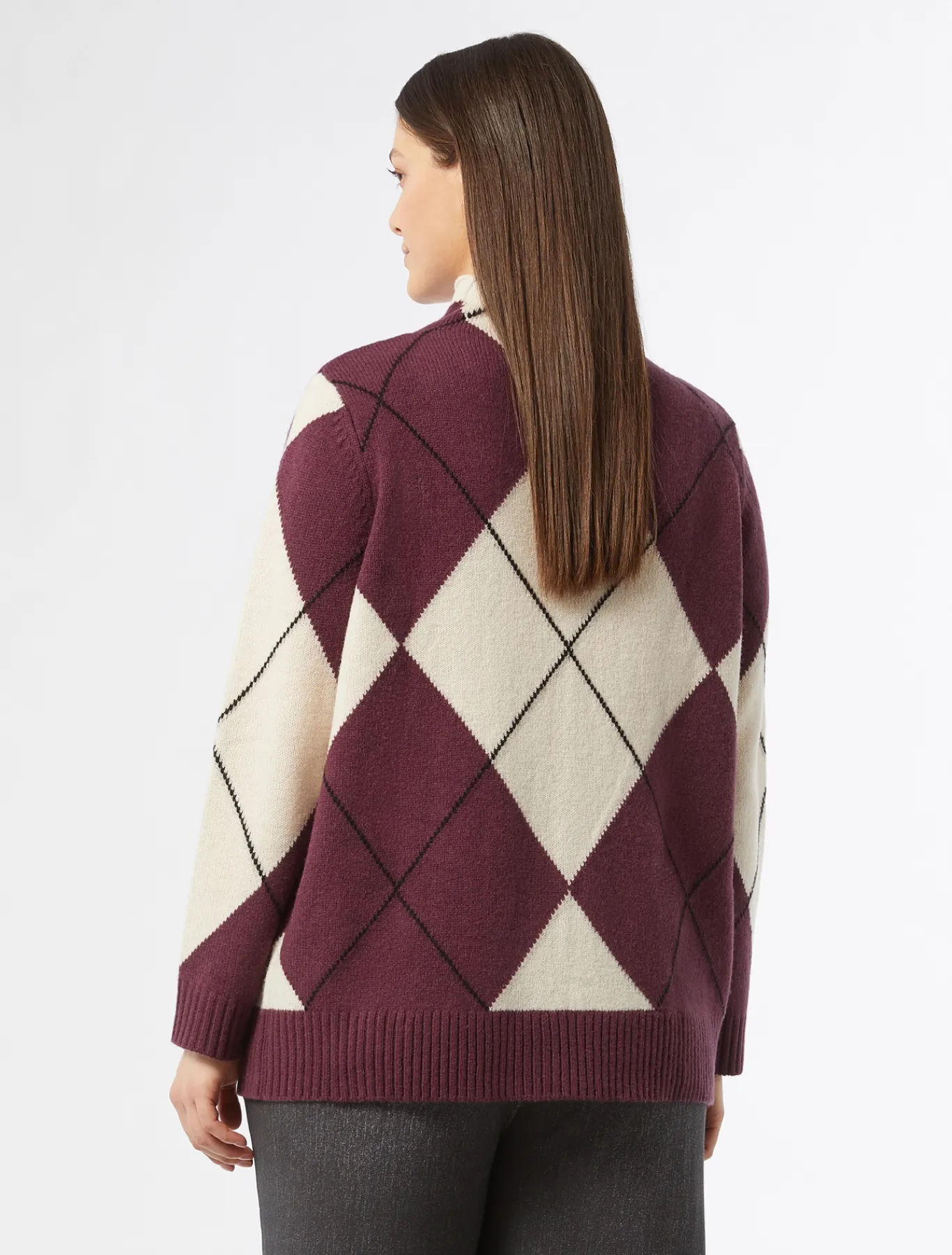 Marina Rinaldi Maglieria | Maglieria*Maglia in lana BORDEAUX