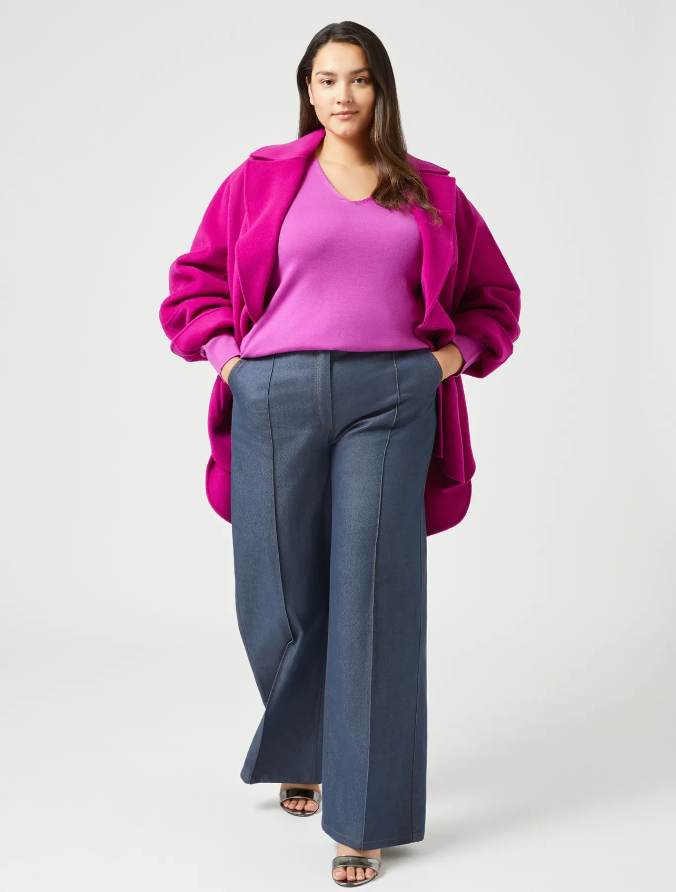 Marina Rinaldi Maglieria | Maglieria*Maglia in lana ROSA