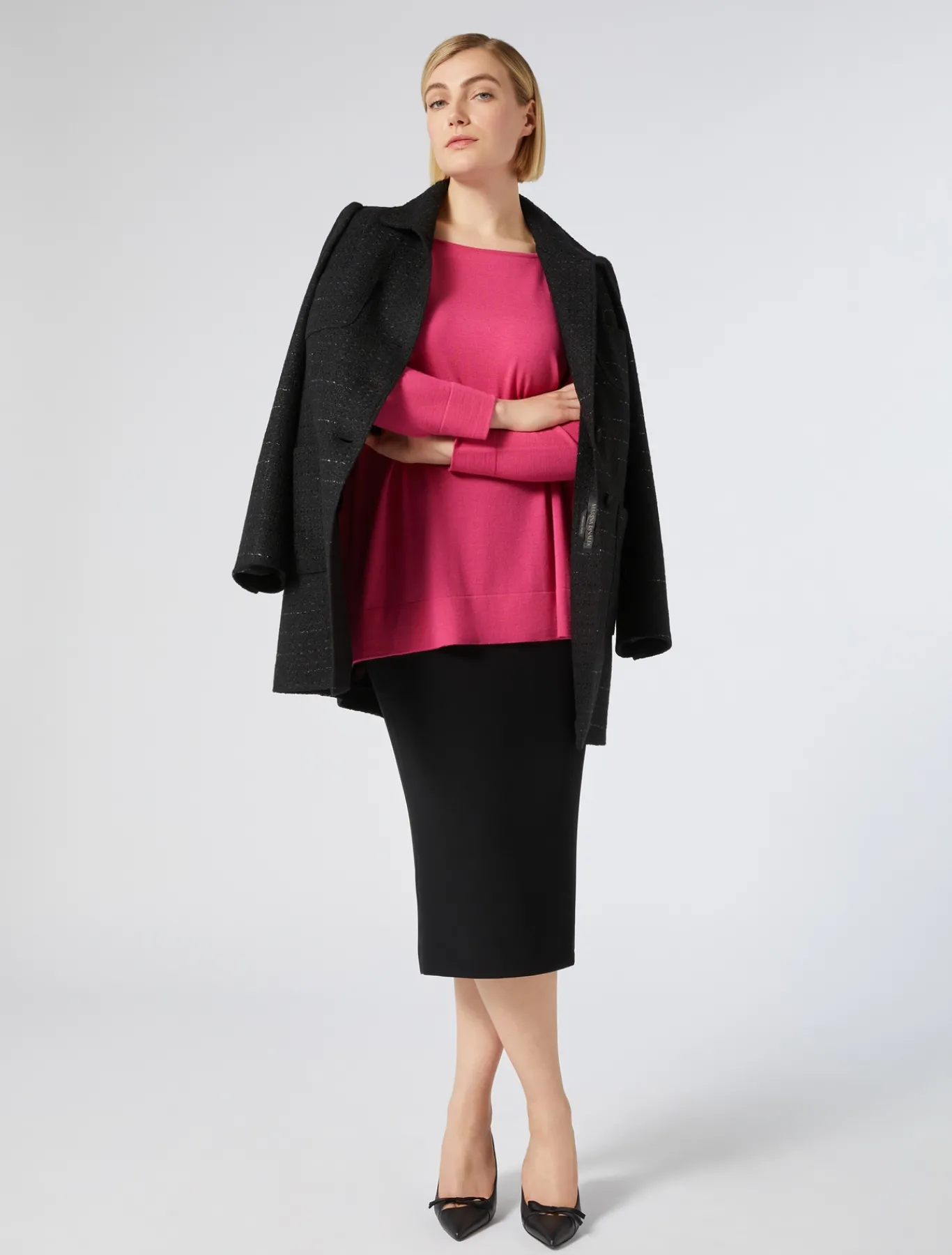 Marina Rinaldi Maglieria | Maglieria*Maglia in lana FUXIA
