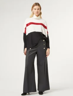 Marina Rinaldi Maglieria | Maglieria*Maglia in lana BLUMARINO