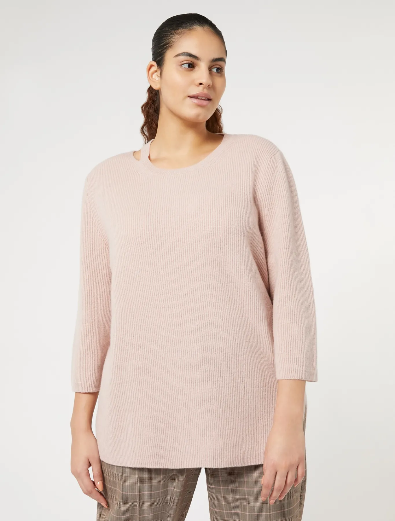 Marina Rinaldi Maglieria | Maglieria*Maglia in lana e cachemire ROSA