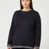 Marina Rinaldi Maglieria | Maglieria*Maglia in lana e lurex BLUNOTTE