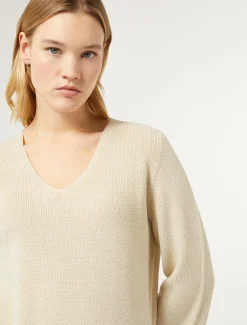 Marina Rinaldi Maglieria | Maglieria*Maglia in lana e lurex AVORIO