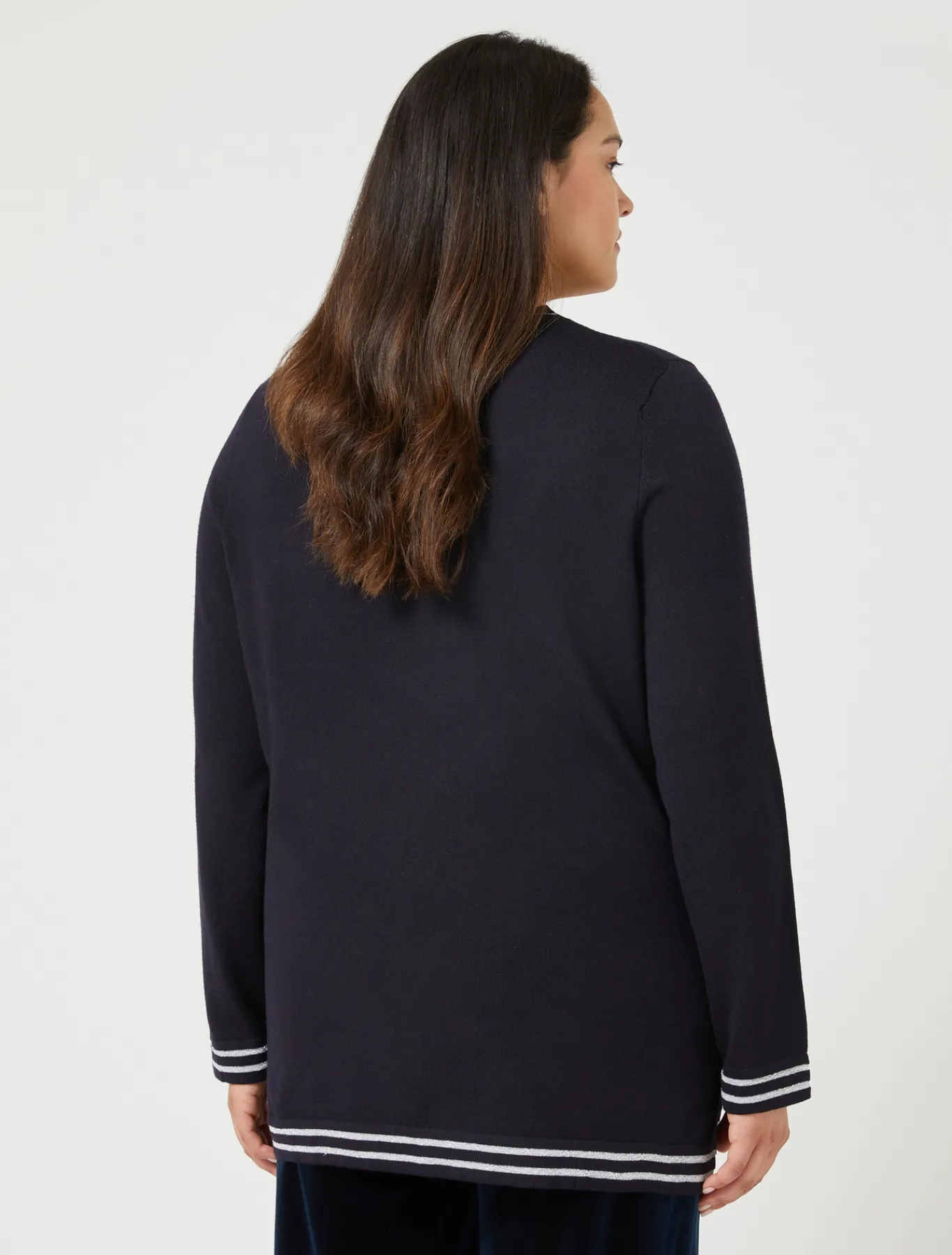 Marina Rinaldi Maglieria | Maglieria*Maglia in lana e lurex BLUNOTTE