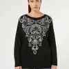 Marina Rinaldi Maglieria | Maglieria*Maglia in lana e viscosa NERO