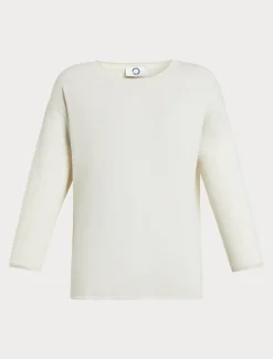 Marina Rinaldi Maglieria | Maglieria*Maglia in lana metallizzata AVORIO