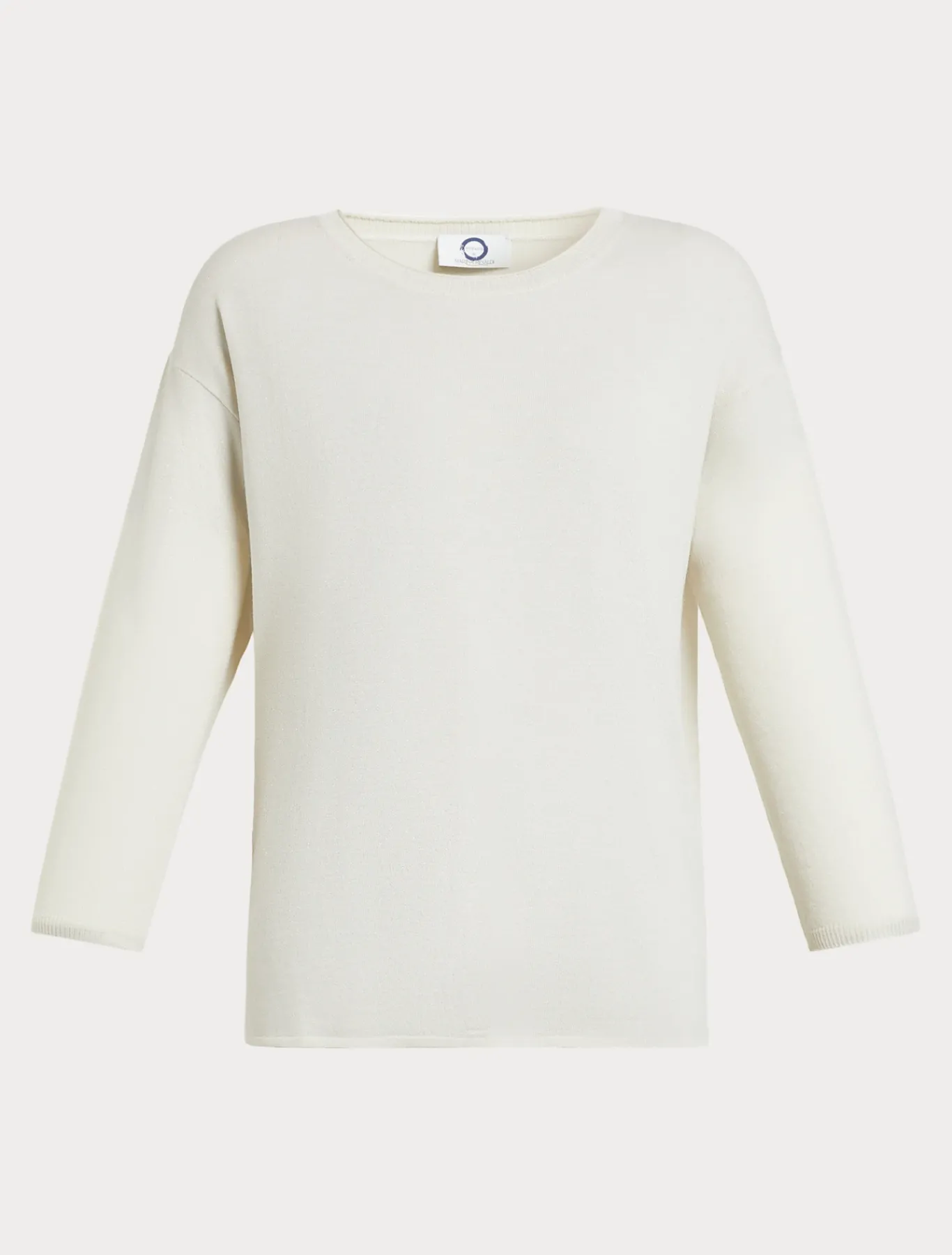 Marina Rinaldi Maglieria | Maglieria*Maglia in lana metallizzata AVORIO