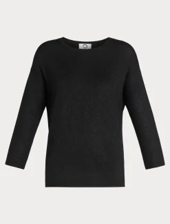 Marina Rinaldi Maglieria | Maglieria*Maglia in lana metallizzata NERO