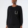Marina Rinaldi Maglieria | Maglieria*Maglia in lana, seta e cachemire NERO