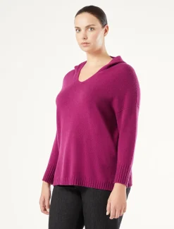 Marina Rinaldi Maglieria | Maglieria*MAGLIA in misto cachemire BORDEAUX