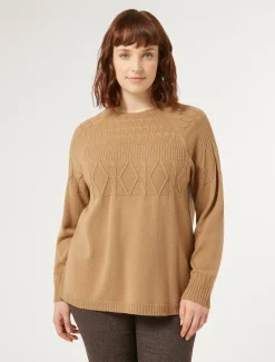 Marina Rinaldi Maglieria | Maglieria*Maglia in misto cachemire CAMMELLO