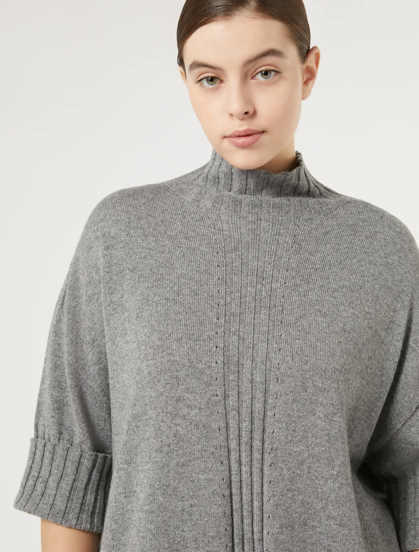 Marina Rinaldi Maglieria | Maglieria*Maglia in misto cachemire GRIGIOMEDIO