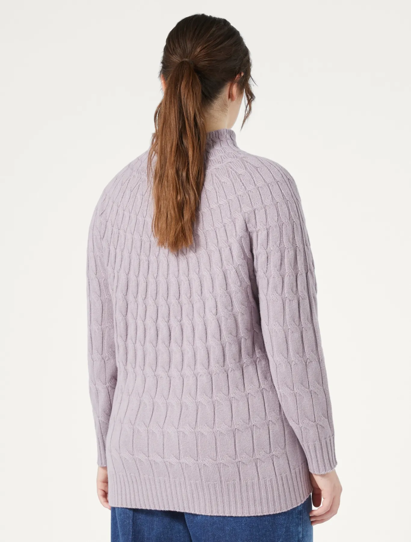 Marina Rinaldi Maglieria | Maglieria*Maglia in misto cachemire a trecce GLICINE