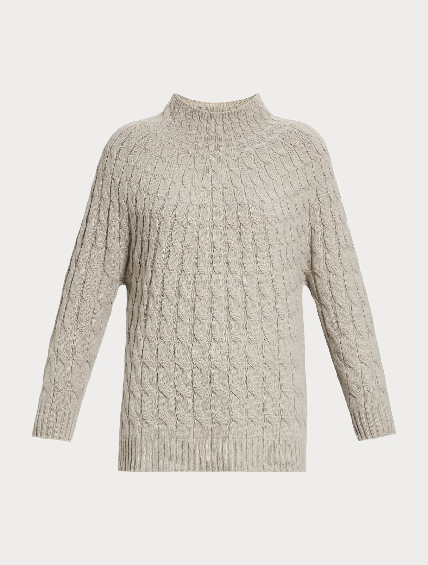 Marina Rinaldi Maglieria | Maglieria*Maglia in misto cachemire a trecce TORTORA