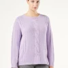 Marina Rinaldi Maglieria | Maglieria*Maglia in misto lana MALVA