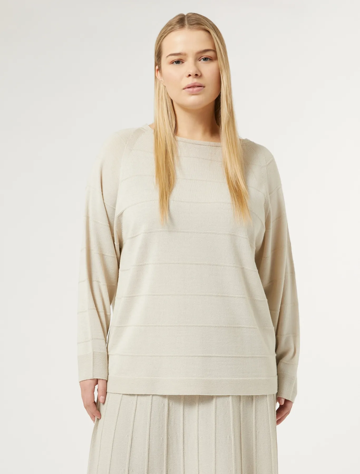 Marina Rinaldi Maglieria | Maglieria*Maglia in misto lana BEIGE