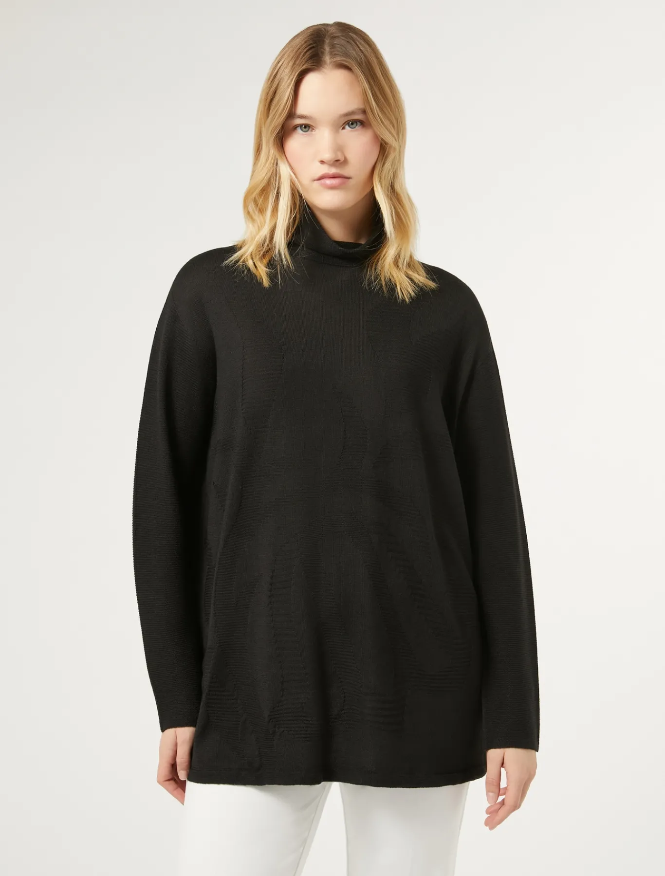 Marina Rinaldi Maglieria | Maglieria*Maglia in misto lana NERO