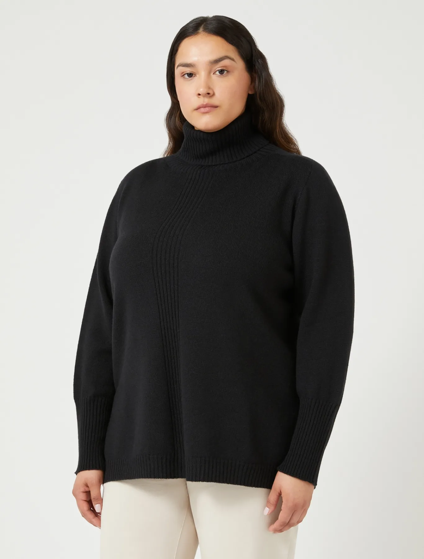 Marina Rinaldi Maglieria | Maglieria*Maglia in misto lana NERO