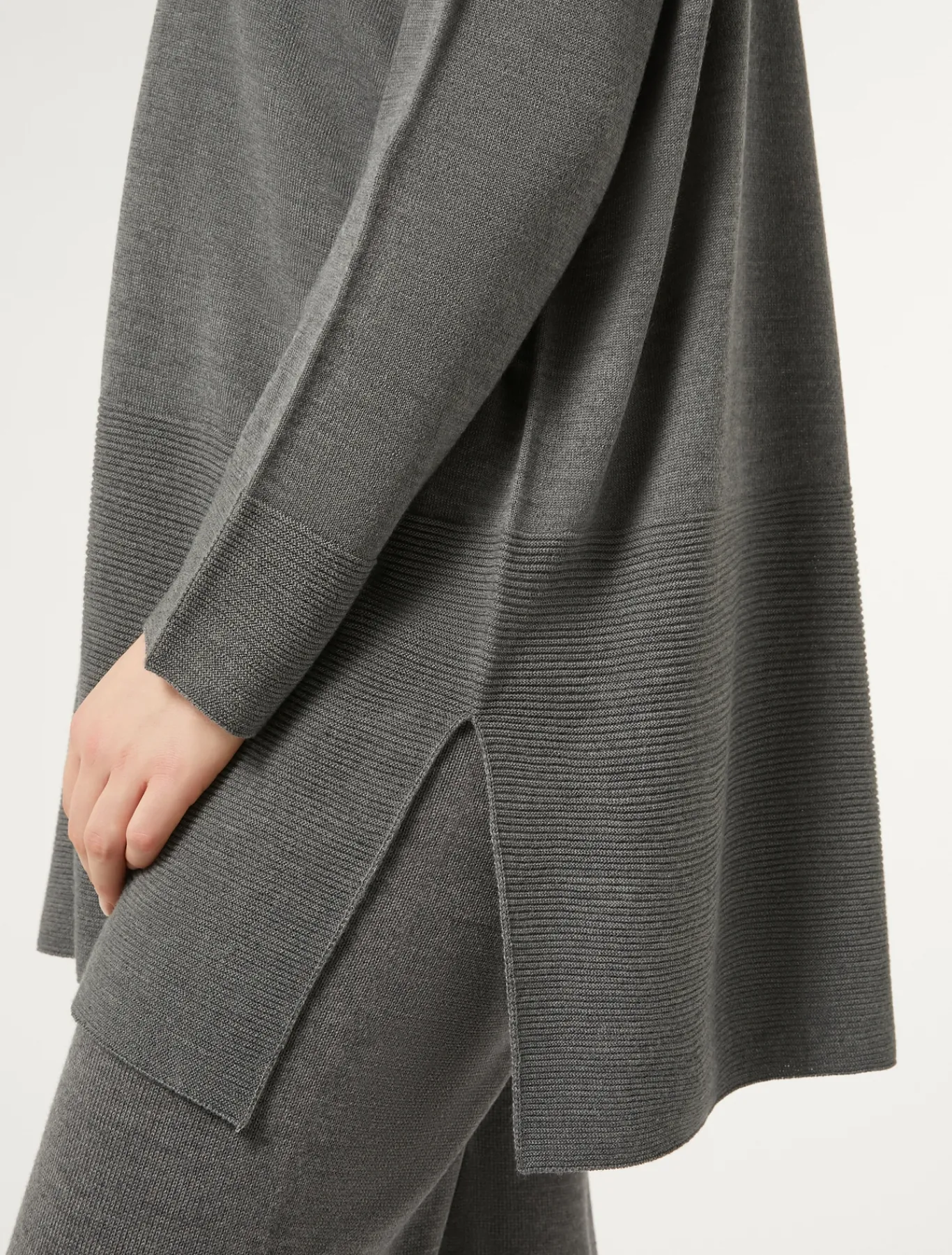 Marina Rinaldi Maglieria | Maglieria*Maglia in misto lana GRIGIOMEDIO