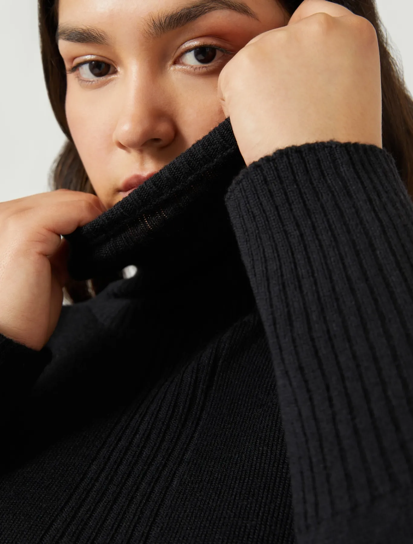 Marina Rinaldi Maglieria | Maglieria*Maglia in misto lana NERO